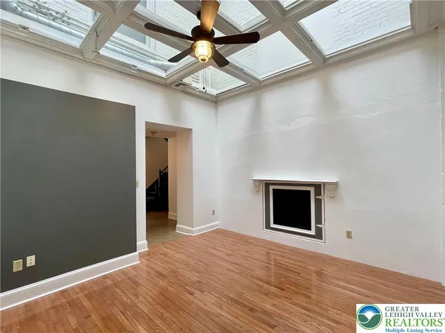wooden floor in an empty room