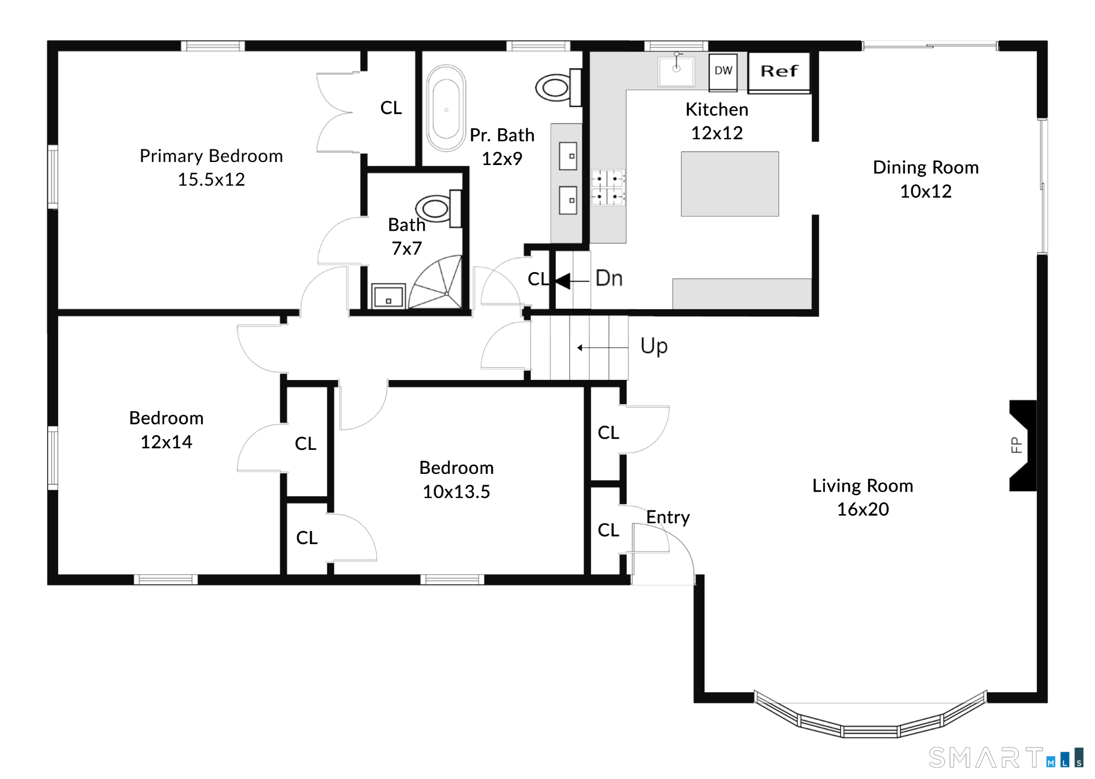 29 Old Farm Road Weston, CT 06883 - Photo 26 of 27 Main and Upper Level Floor Plan