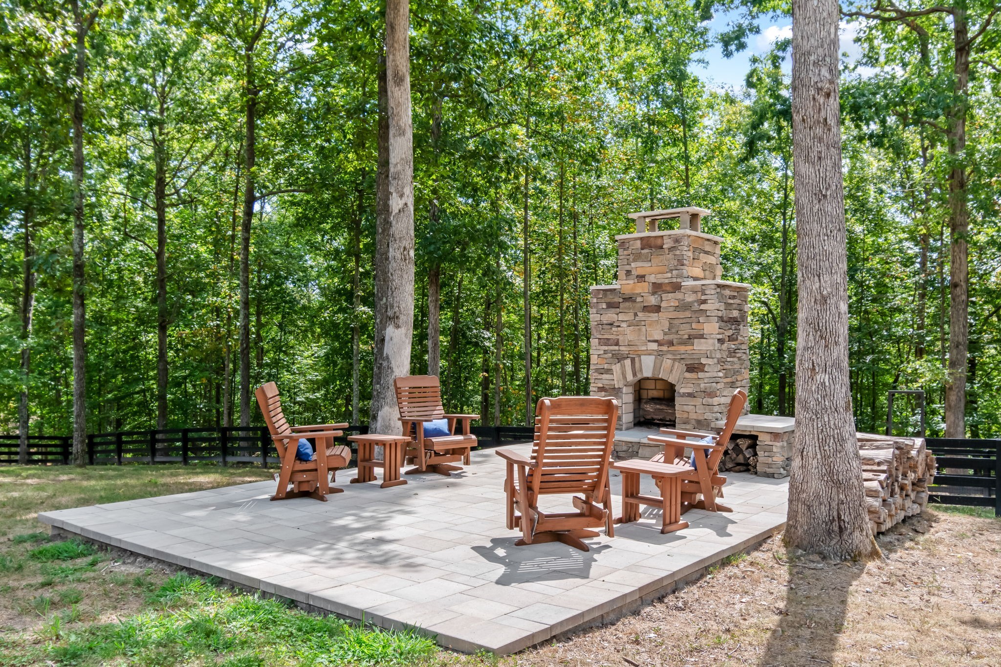 6011 Garrison Springs Road Franklin, TN 37064 - Photo 11 of 99 a view of a patio with a chairs and table in the patio