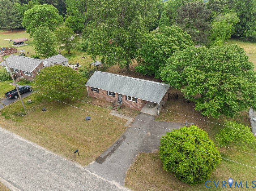2713 Irwin Road Prince George, VA 23875 - Photo 22 of 26 an aerial view of a house with a yard