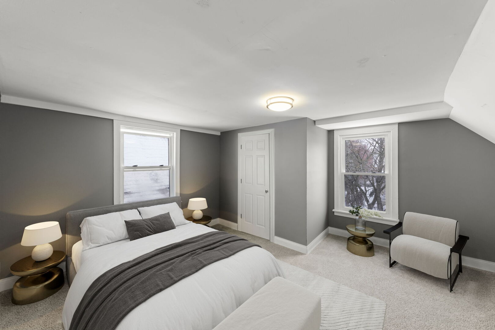 12012 South Michigan Avenue Chicago, IL 60628 - Photo 18 of 28 a bedroom with bed and a couch