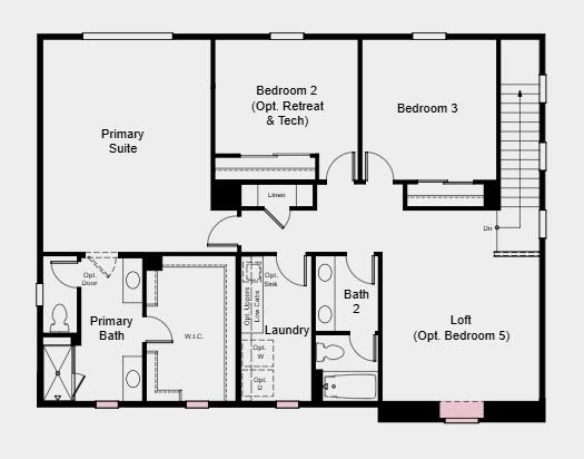 7855 Yellow Cups Way Sacramento, CA 95829 - Photo 3 of 4 Additional Highlights Include: Downstairs bedroom in place of study and full bathroom in place of powder room.