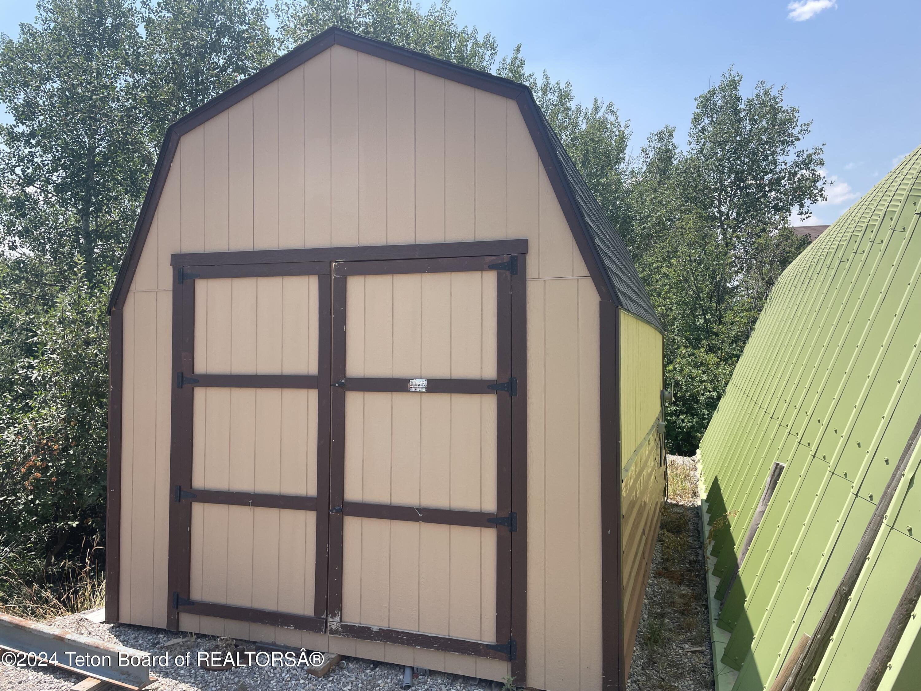 1300 Hillside Loop Road Thayne, WY 83127 - Photo 44 of 44 storage shed