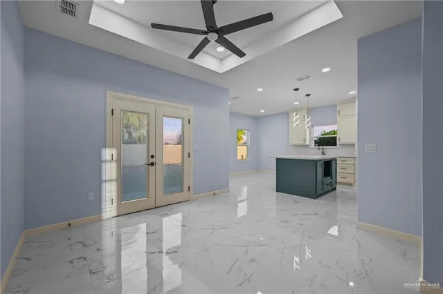 a kitchen with a stove and a microwave