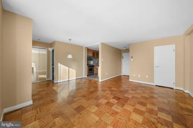 a view of an empty room