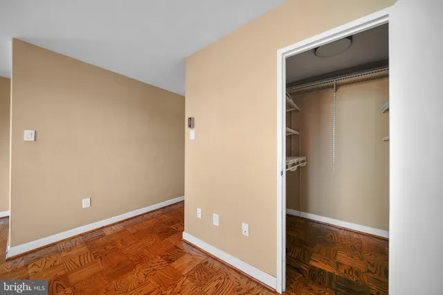 a view of closet area