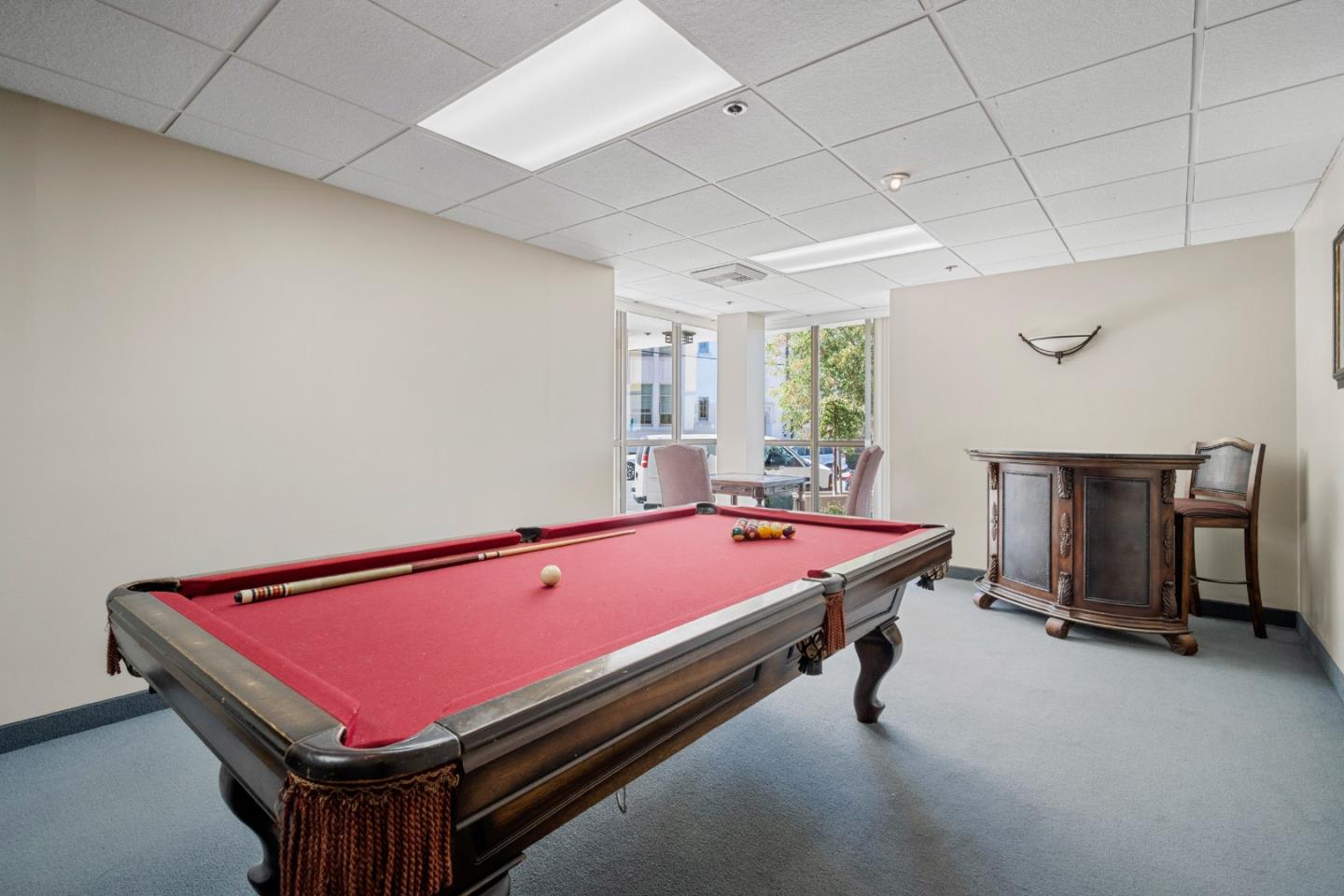 110 Park Road, Unit 103 Burlingame, CA 94010 - Photo 36 of 48 a room with pool table