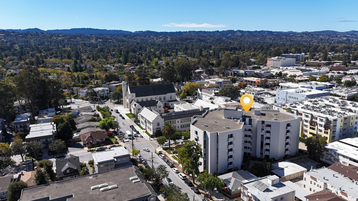 110 Park Road, Unit 103 Burlingame, CA 94010 - Photo 47 of 48 an aerial view of multiple house