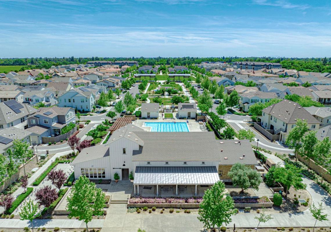 2248 Cannery Loop Davis, CA 95616 - Photo 33 of 34 an aerial view of residential building with outdoor space