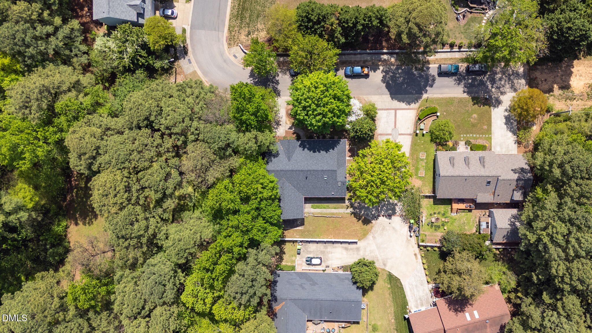 2533 Big Sky Lane Raleigh, NC 27615 - Photo 34 of 40 an aerial view of a house with yard swimming pool and outdoor seating