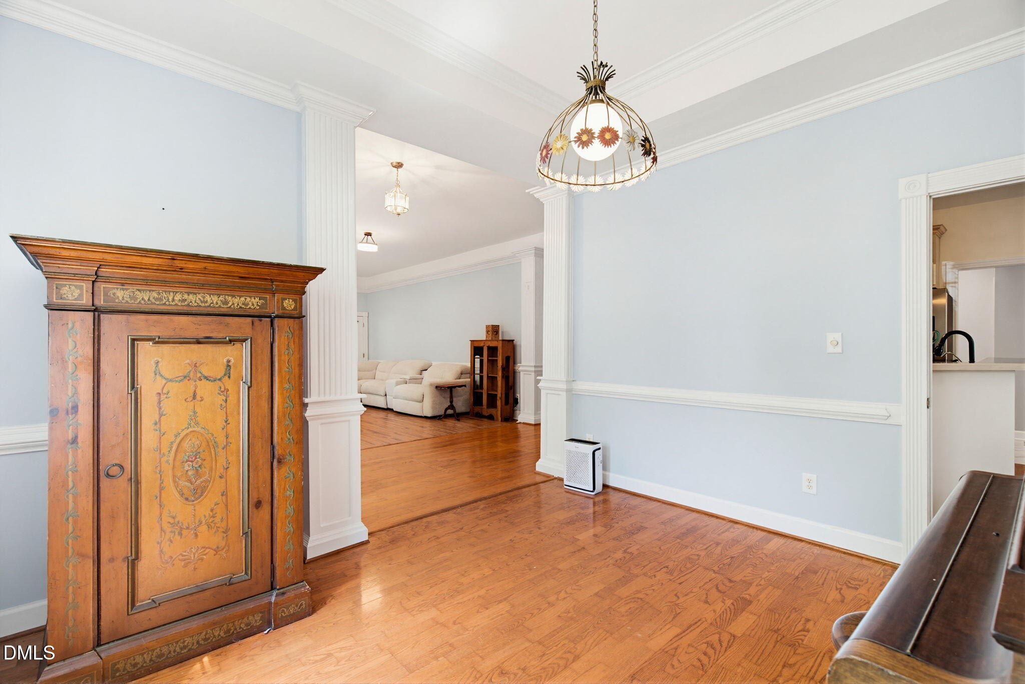 2533 Big Sky Lane Raleigh, NC 27615 - Photo 10 of 40 wooden floor in an empty room with a window