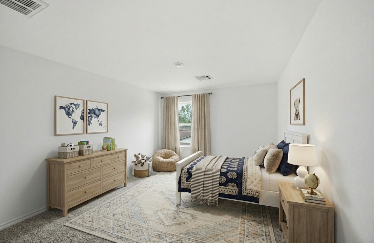 16511 Boston Post Road Cypress, TX 77429 - Photo 34 of 46 a bedroom with a bed and a window