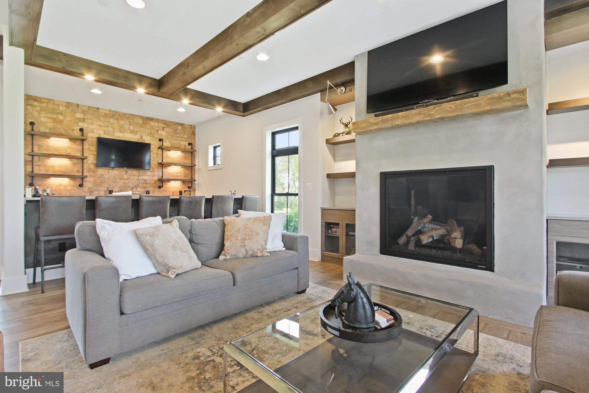 2033 Connolly Road Fallston, MD 21047 - Photo 19 of 49 a living room with fireplace furniture and a flat screen tv