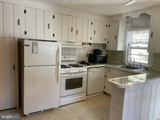 a sink with a window