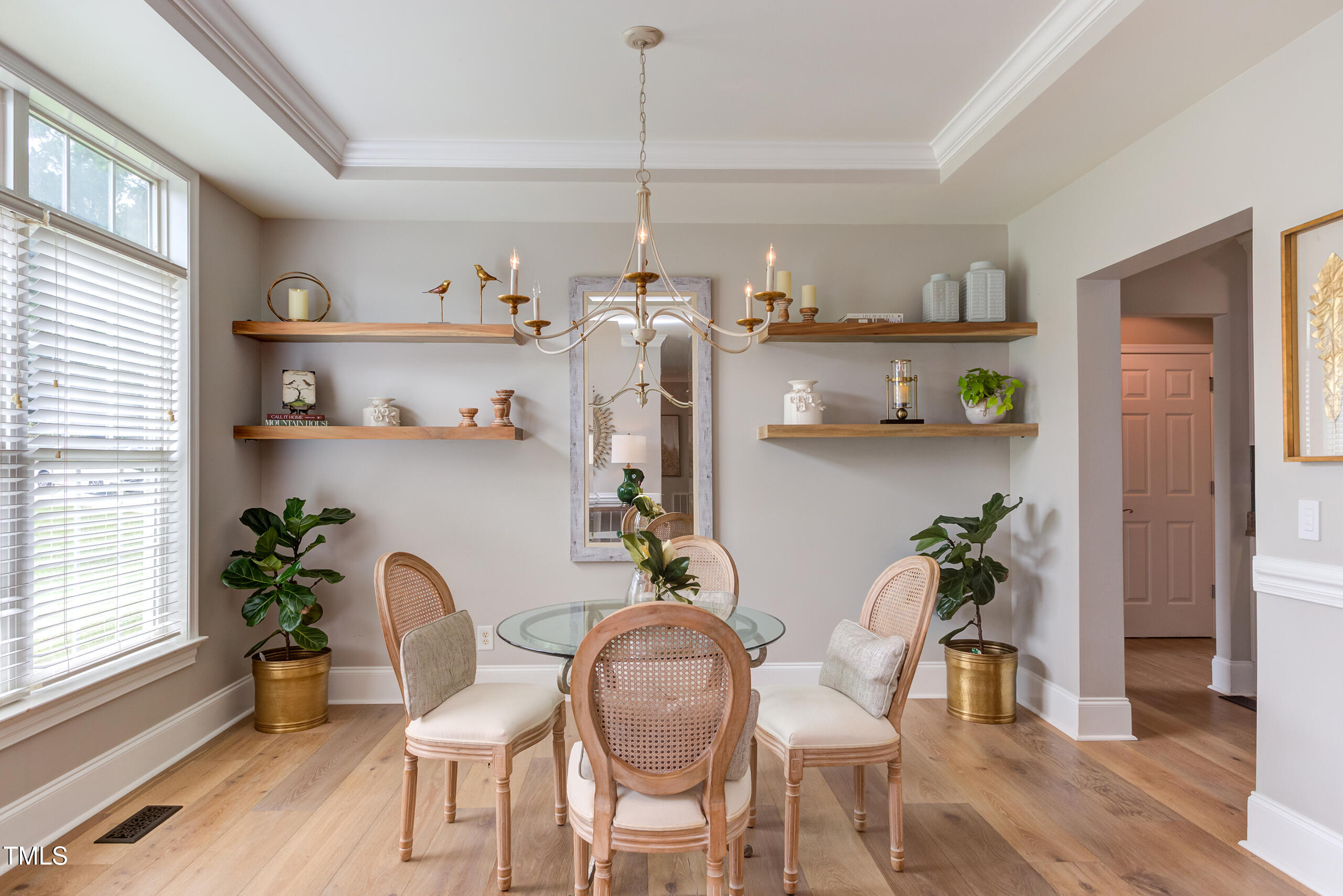 4191 Bobbitt Road Kittrell, NC 27544 - Photo 10 of 89 a dining room with furniture and wooden floor