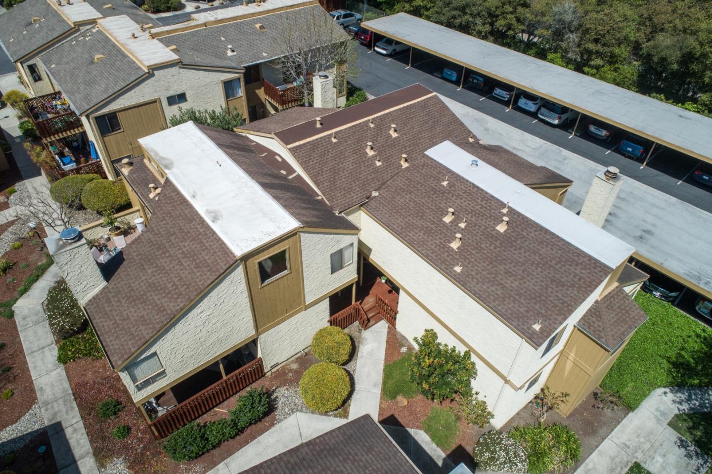 20 Seacliff Drive Aptos, CA 95003 - Photo 35 of 38 an aerial view of a house with a backyard