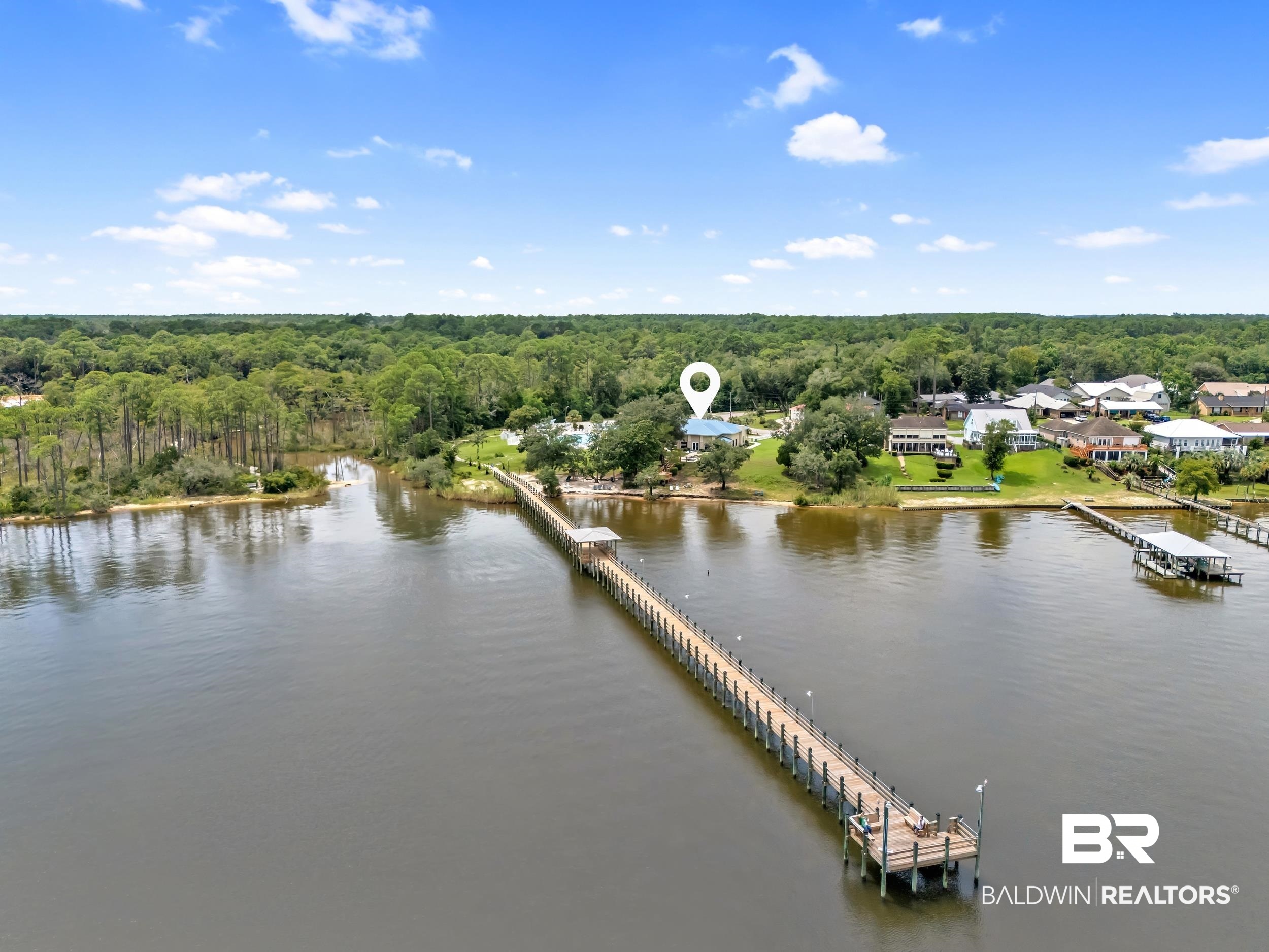 182 Defuniak Loop Lillian, AL 36549 - Photo 19 of 21 Bird's eye view of a large body of water