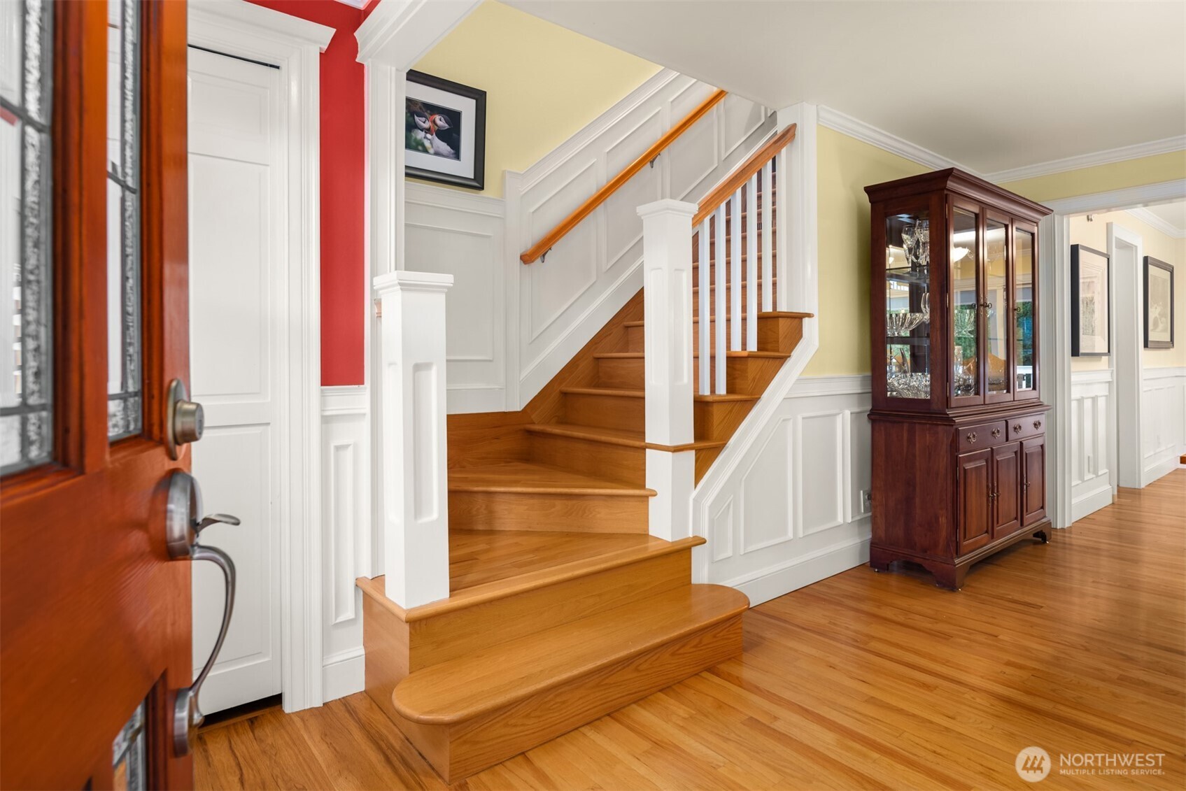 17409 113th Avenue Northeast Bothell, WA 98011 - Photo 12 of 39 a view of entryway and hall with wooden floor