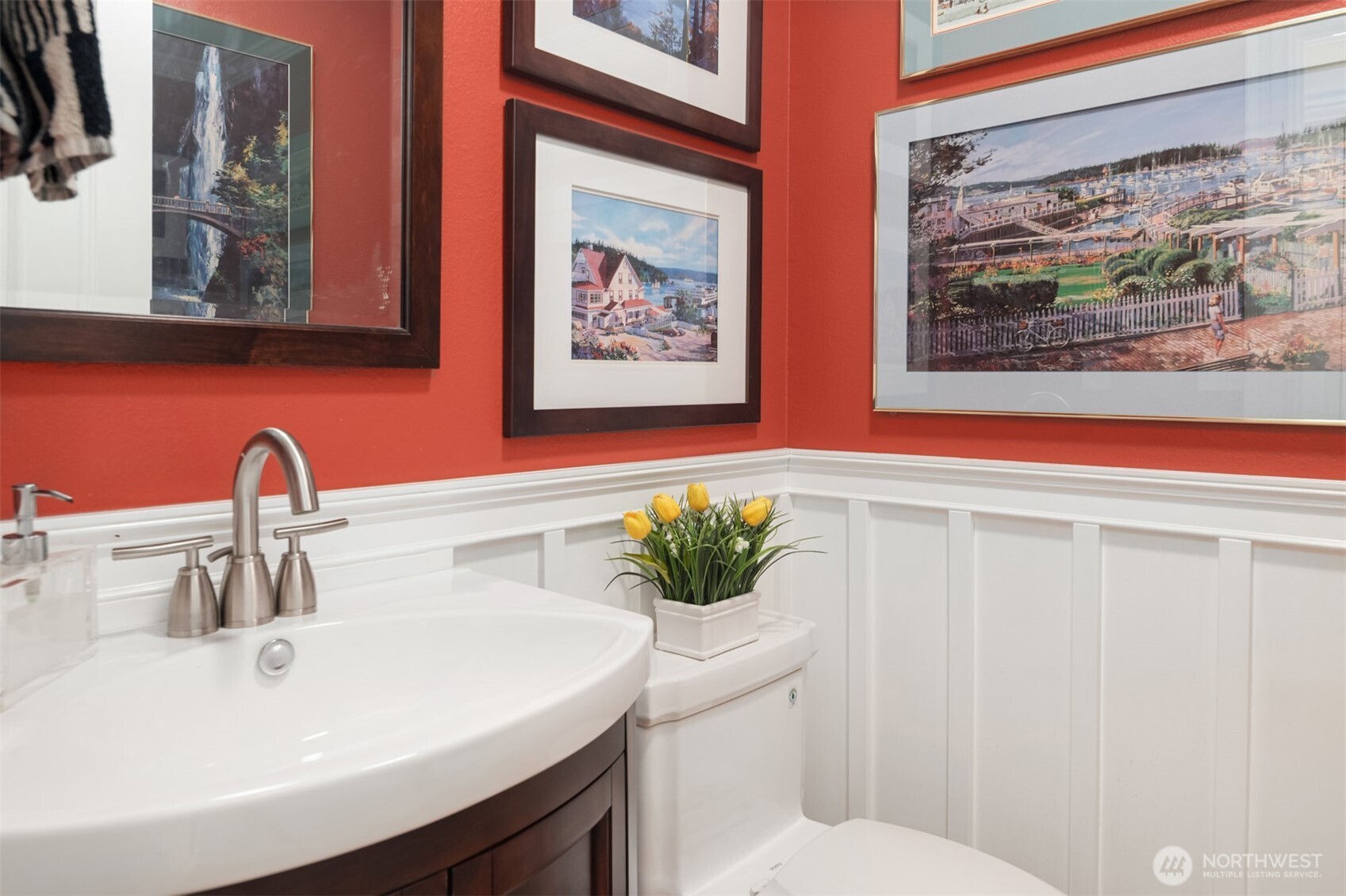 17409 113th Avenue Northeast Bothell, WA 98011 - Photo 25 of 39 a bathroom with a sink and a toilet