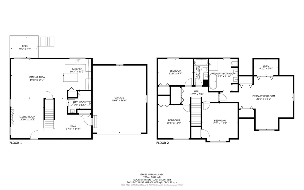 8 Wilson Street Spencer, MA 01562 - Photo 41 of 41 a picture of a floor plan