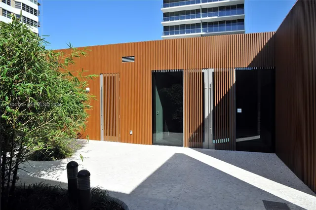 a view of a building from a street