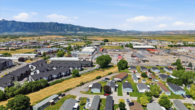 433 North 750 West Logan, UT 84321 - Photo 38 of 40 Expansive aerial perspective showcasing a mountainous backdrop