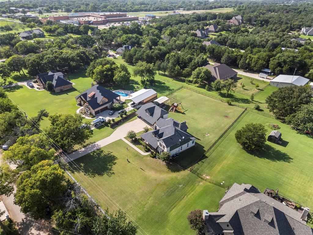 3175 Collins Road Burleson, TX 76028 - Photo 1 of 40 an aerial view of a house with a yard basket ball court and outdoor seating