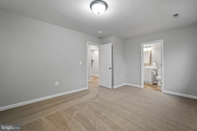 a view of an empty room