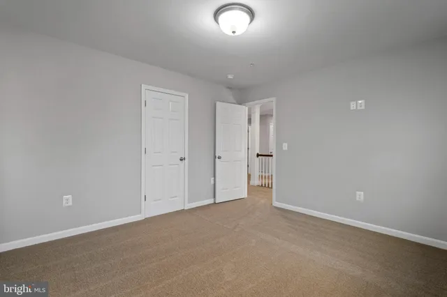 a view of an empty room