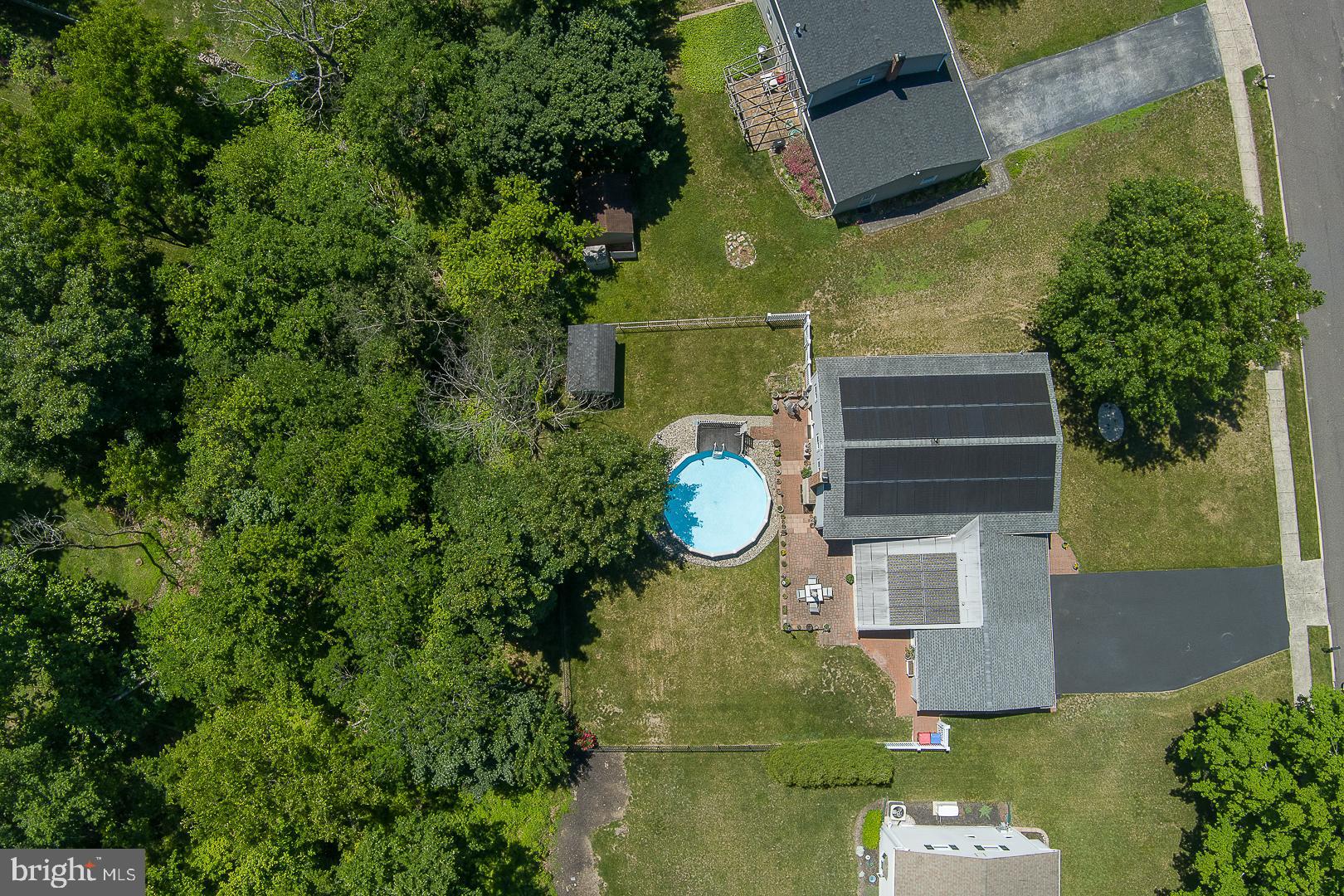 848 Mourning Dove Road Audubon, PA 19403 - Photo 80 of 86 an aerial view of a house with a yard basket ball court and outdoor seating