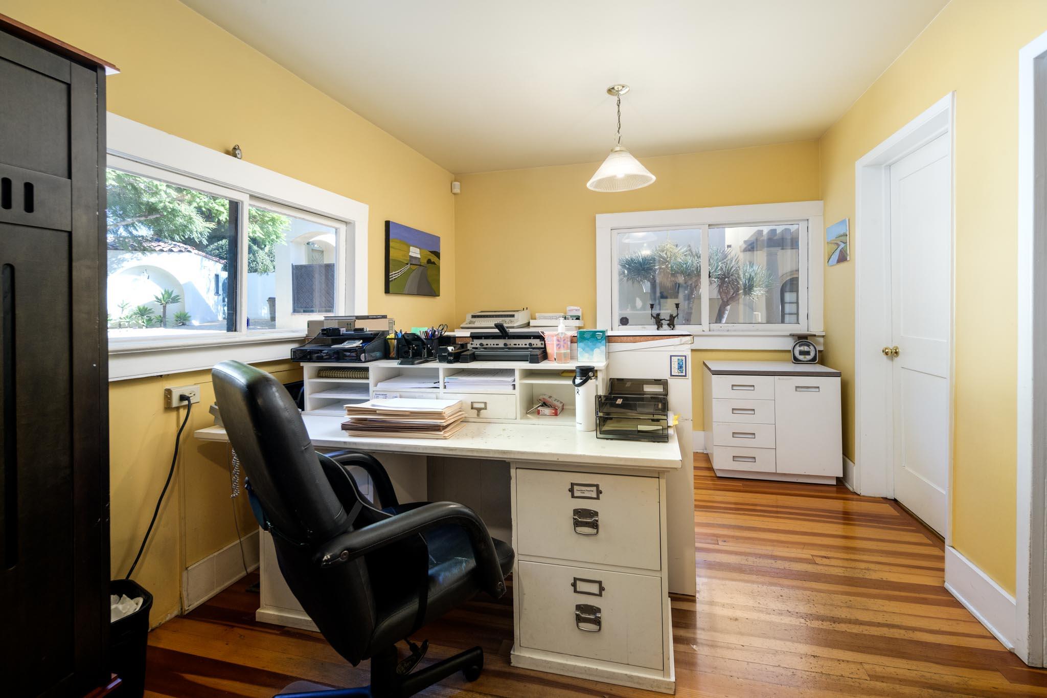 926 Garden Street Santa Barbara, CA 93101 - Photo 10 of 14 a view of a kitchen with a sink and dishwasher next to a window