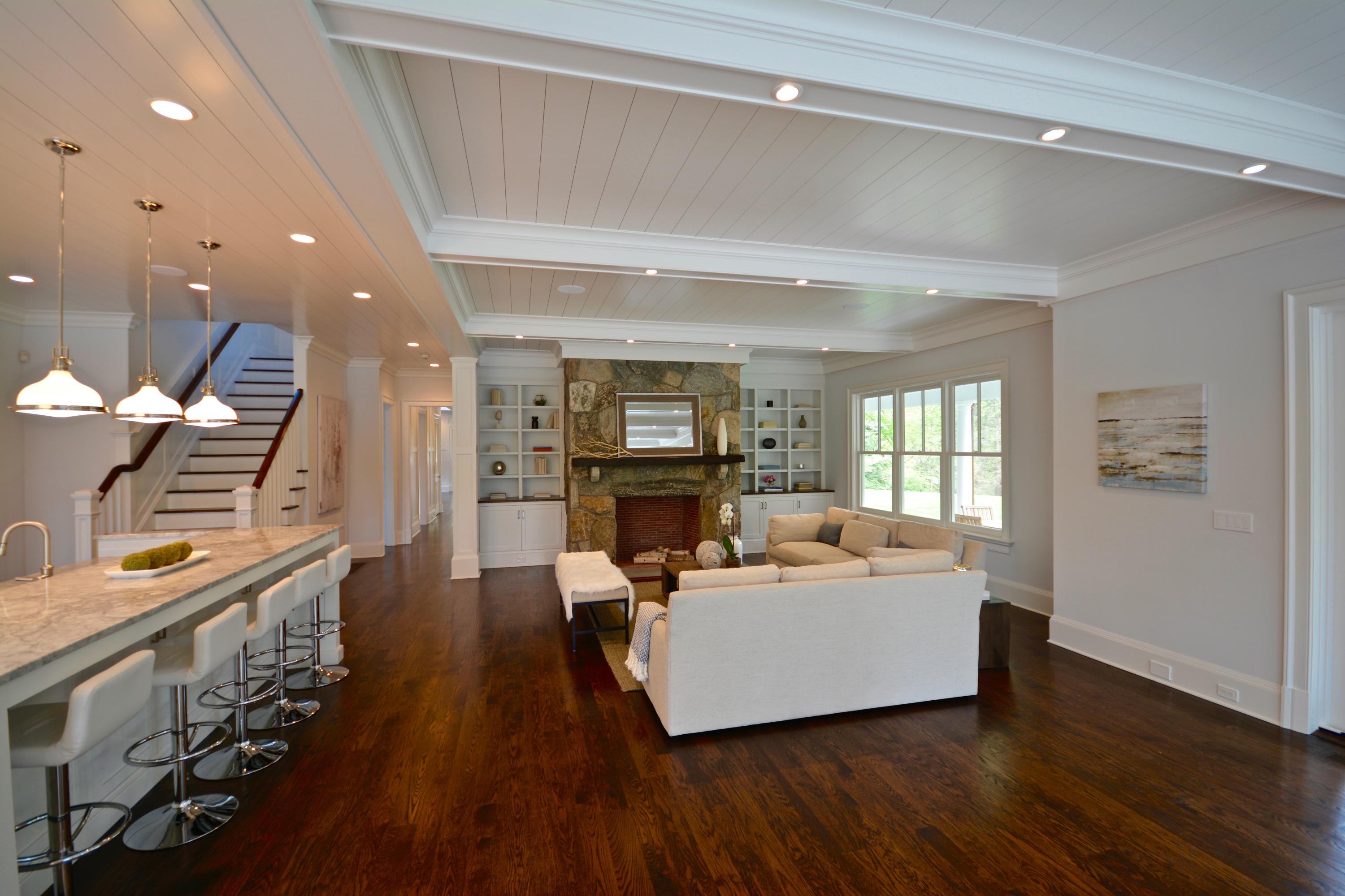 11 Sunswyck Road Darien, CT 06820 - Photo 10 of 25 a living room with furniture and a fireplace