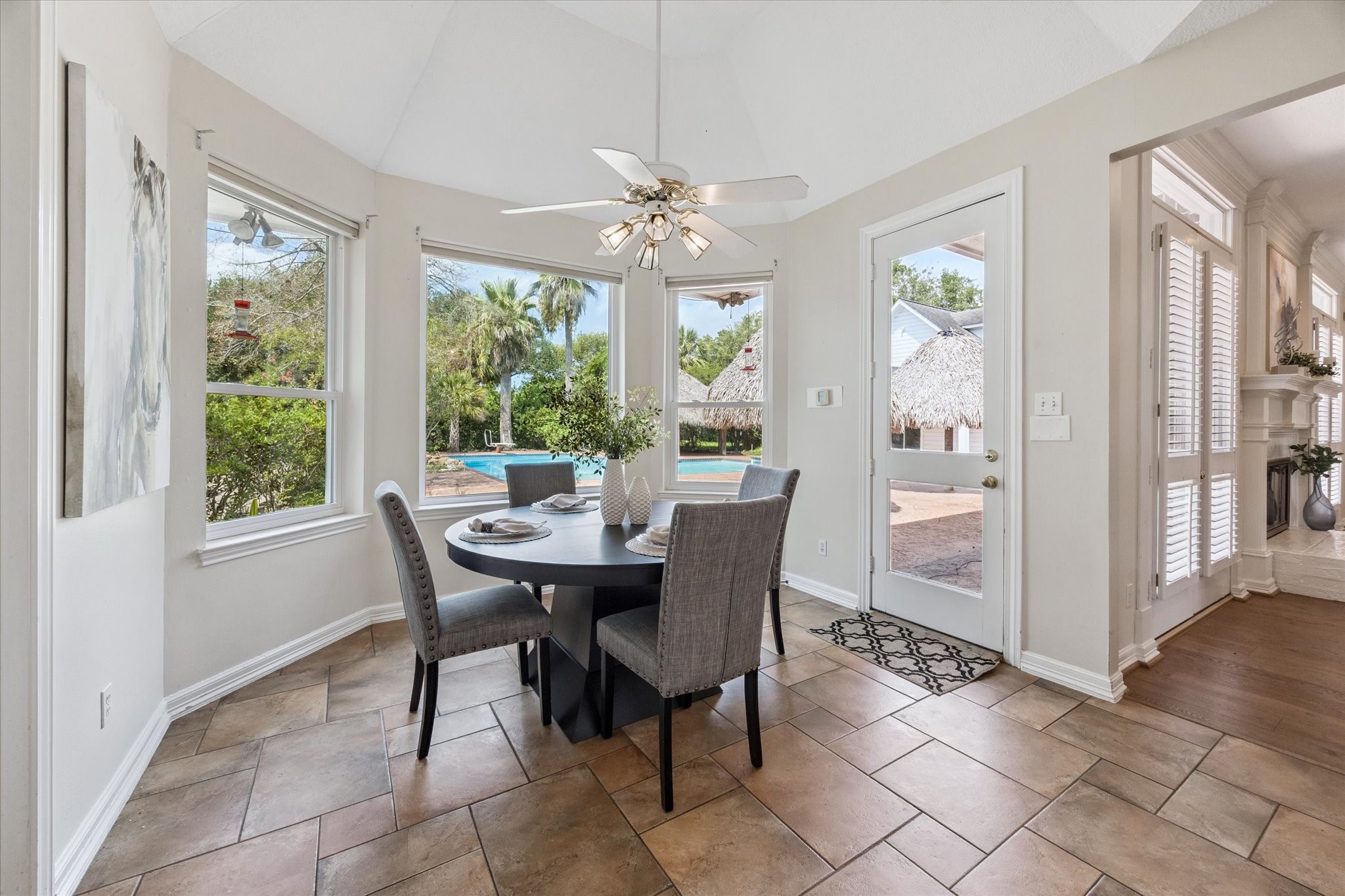 3577 Katy Hockley Road Katy, TX 77493 - Photo 19 of 50 a view of a dining room with furniture window and outside view