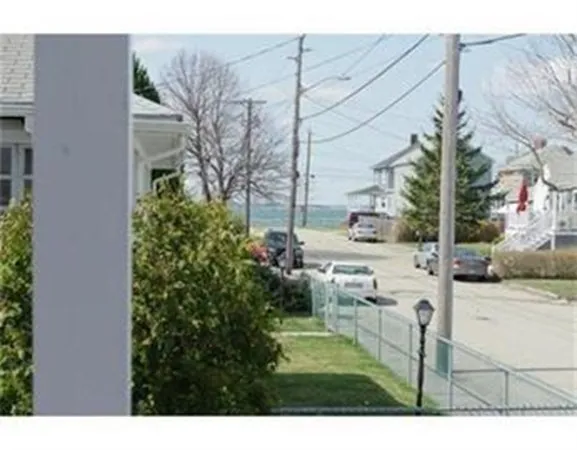 a view of open space and yard