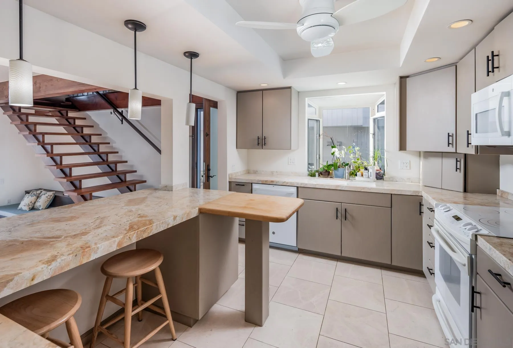 1036 Neptune Avenue Encinitas, CA 92024 - Photo 13 of 34 a kitchen with a sink stove and cabinets