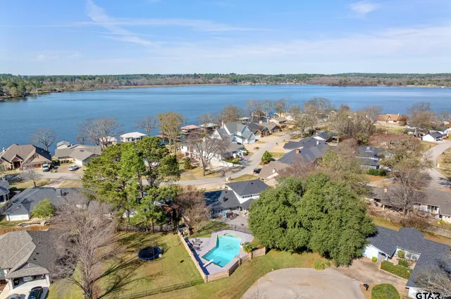a view of a city and lake view