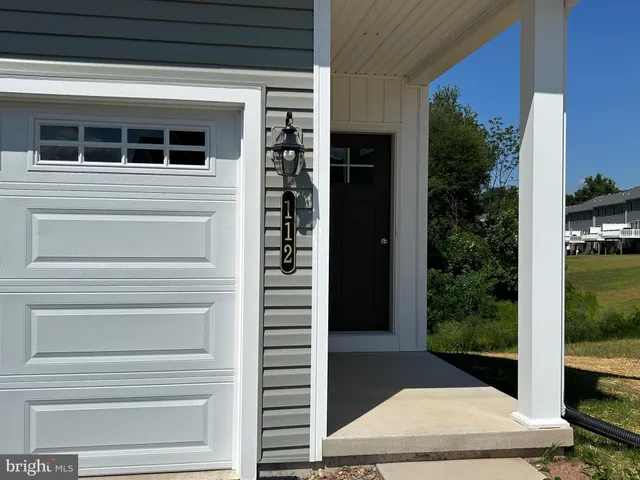 a view of front door
