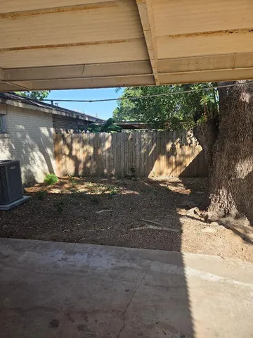 a view of a yard with street