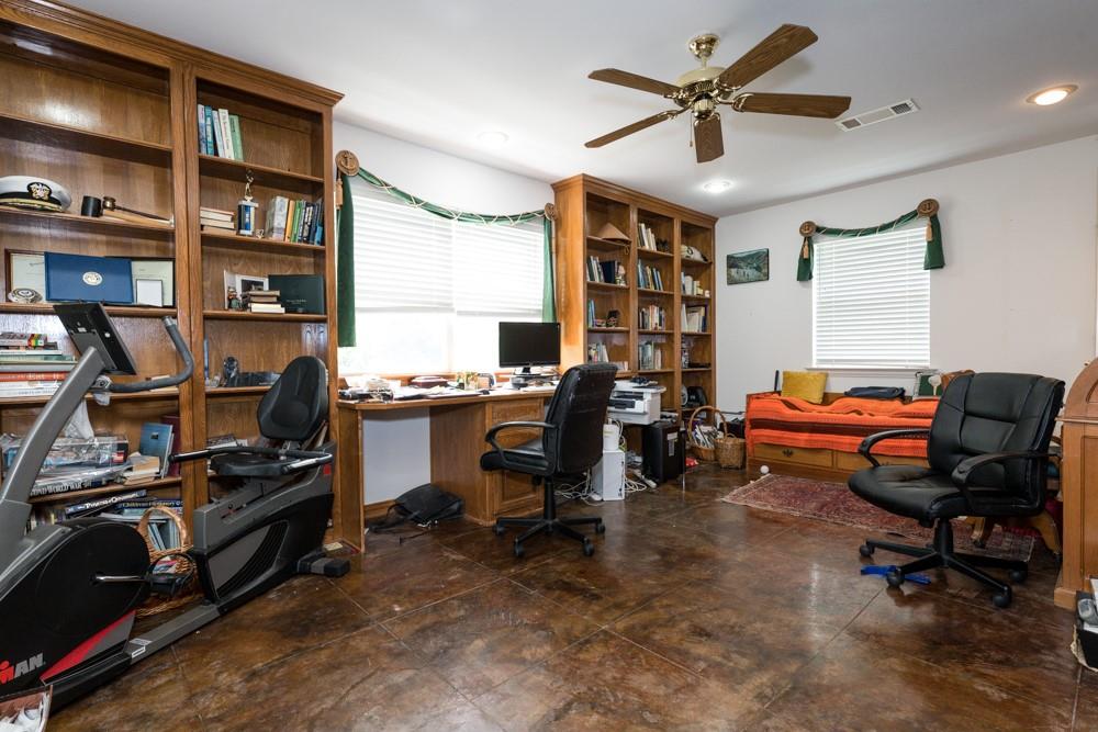 9554 David Fort Road Argyle, TX 76226 - Photo 21 of 35 a view of a workspace with furniture
