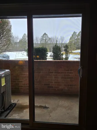 an empty room with closet