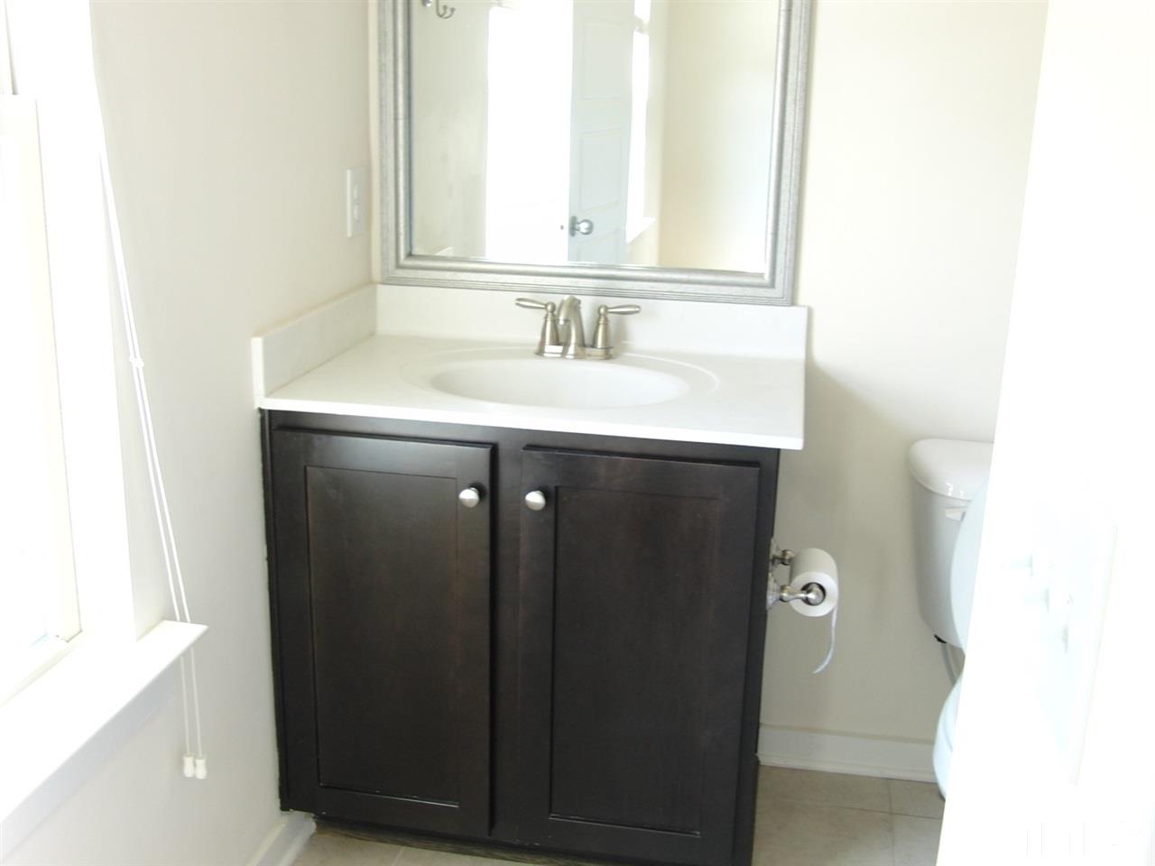7893 Allscott Way Raleigh, NC 27612 - Photo 21 of 25 a bathroom with a sink and a mirror
