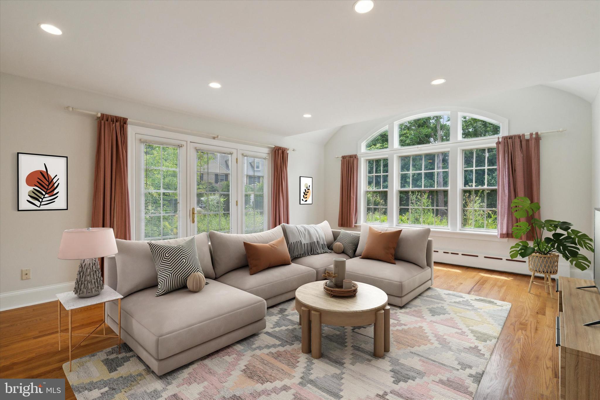 100 Vista Road Jenkintown, PA 19046 - Photo 5 of 24 Family Room Virtually Stages
