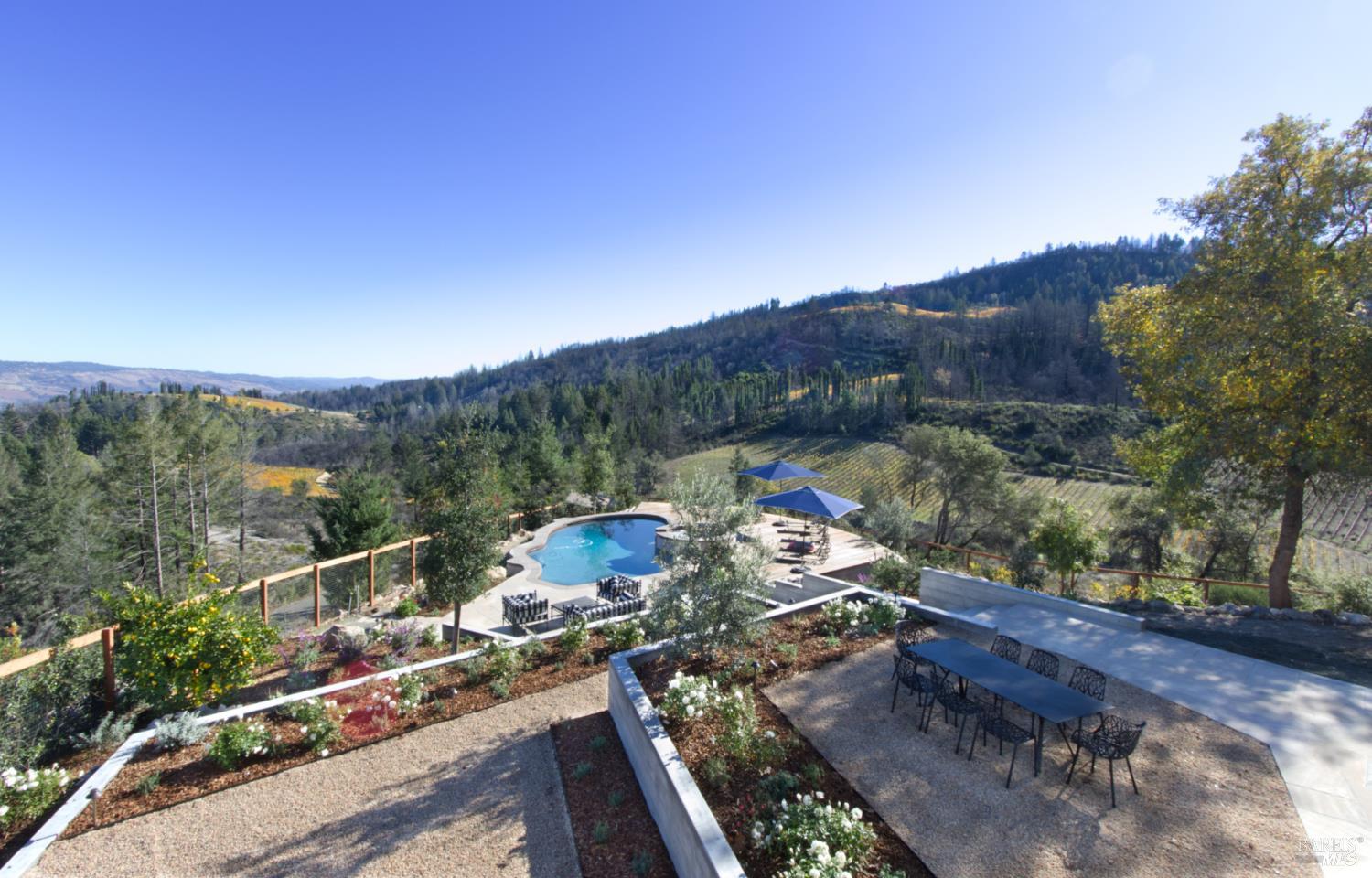 1755 Diamond Mountain Road Calistoga, CA 94515 - Photo 4 of 67 a view of a city from a balcony