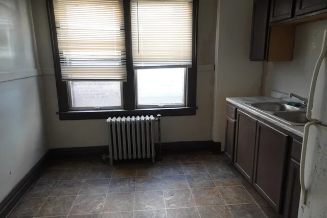 a kitchen with a stove