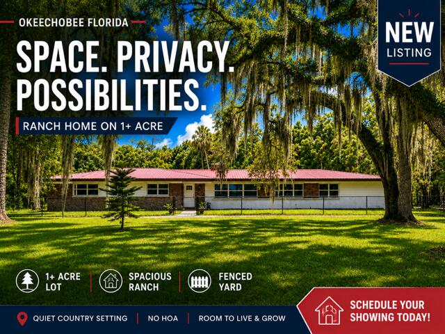 409 Southwest 15th Street Okeechobee, FL 34974 - Photo 1 of 14 a view of an outdoor space