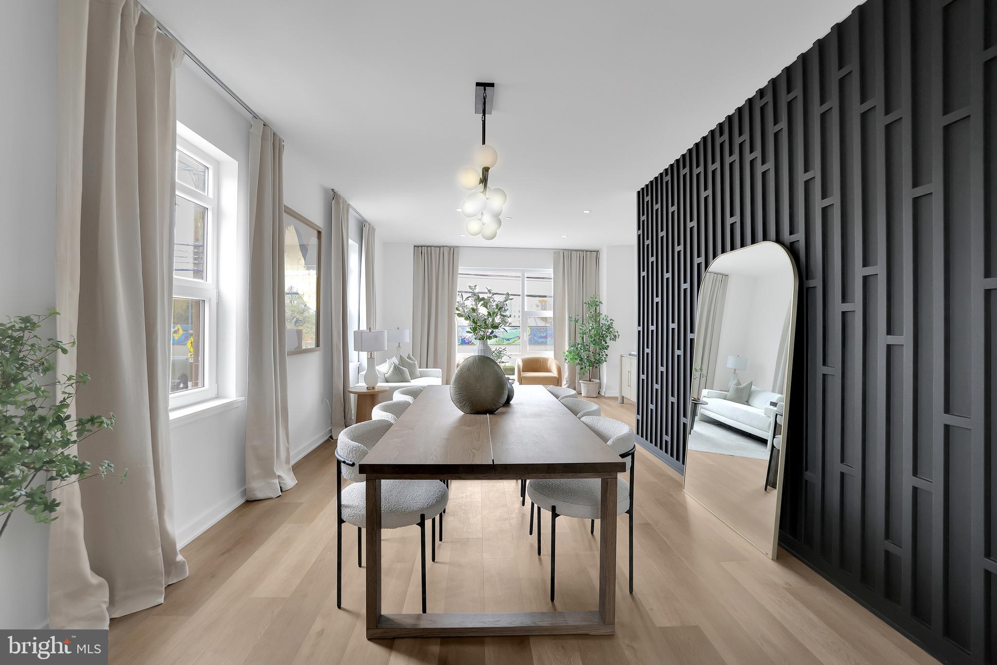 Open Concept Dining and Living Room