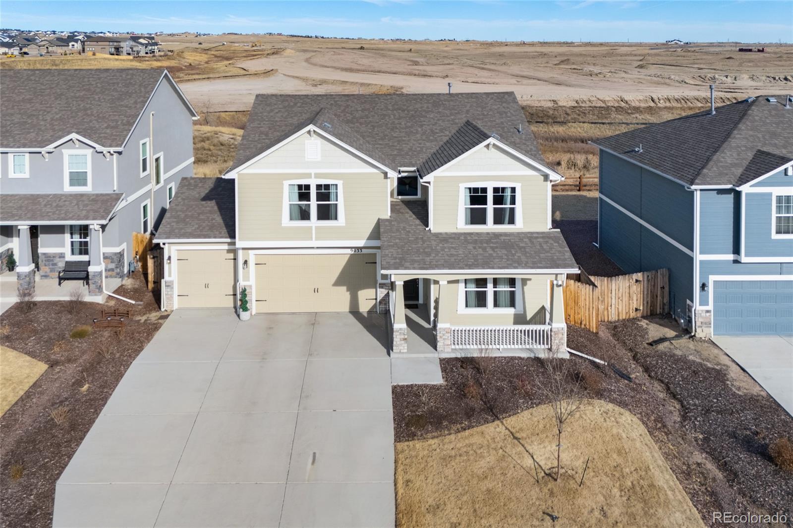 9033 Yellowtail Way Colorado Springs, CO 80908 - Photo 1 of 39 an aerial view of a house