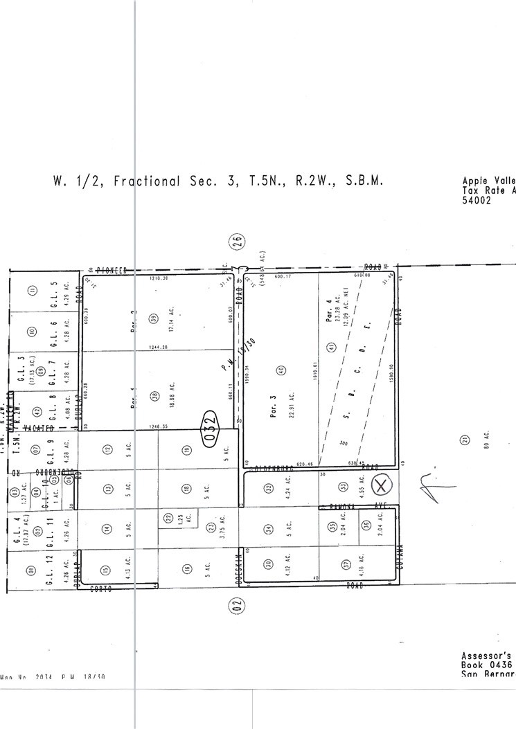 10521 Hollister Road, Unit 269 Oak Hills, CA 92344 - Photo 37 of 37 Parcel Map