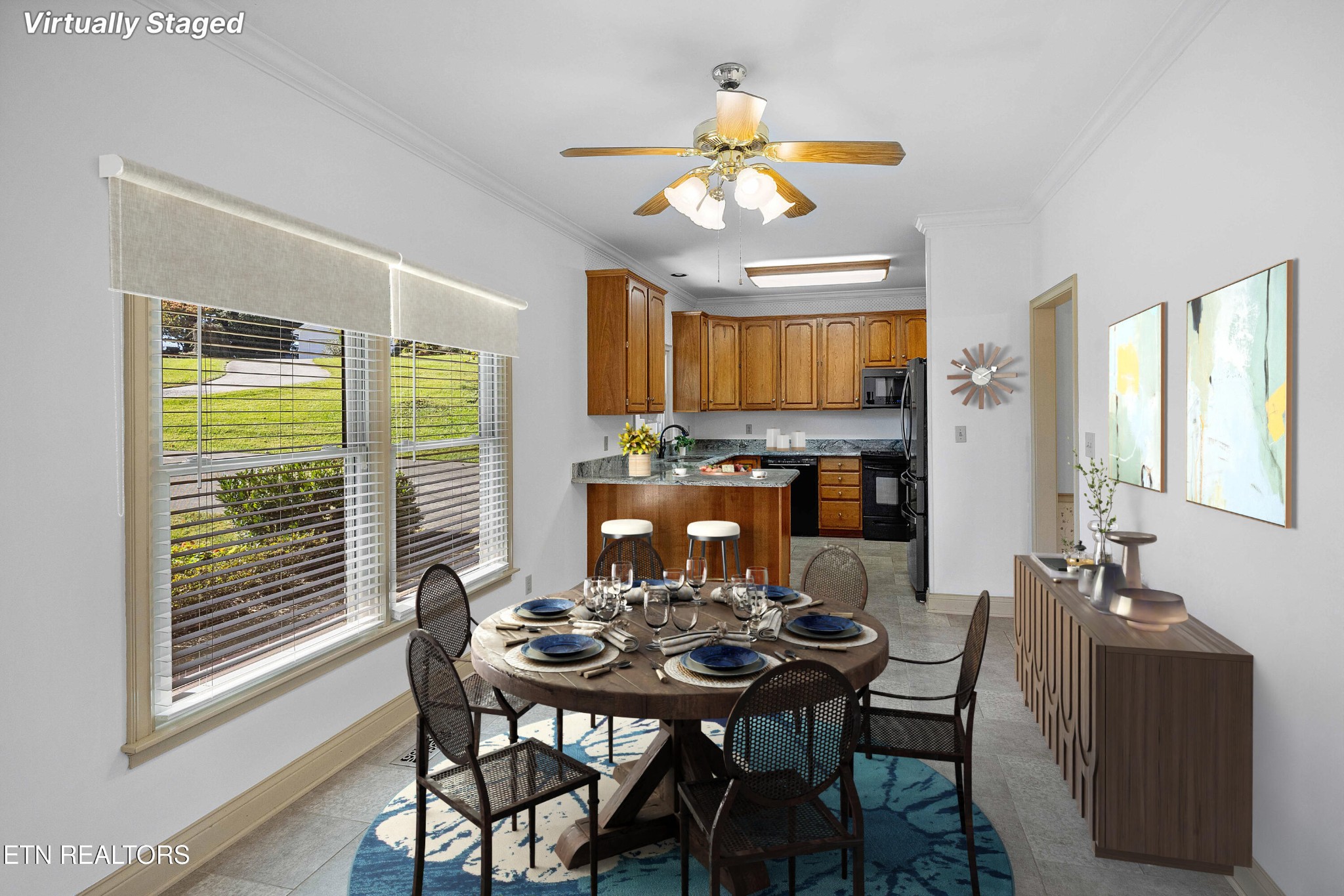 103 Farmington Place Clinton, TN 37716 - Photo 8 of 40 a view of a dining room with furniture window and outside view