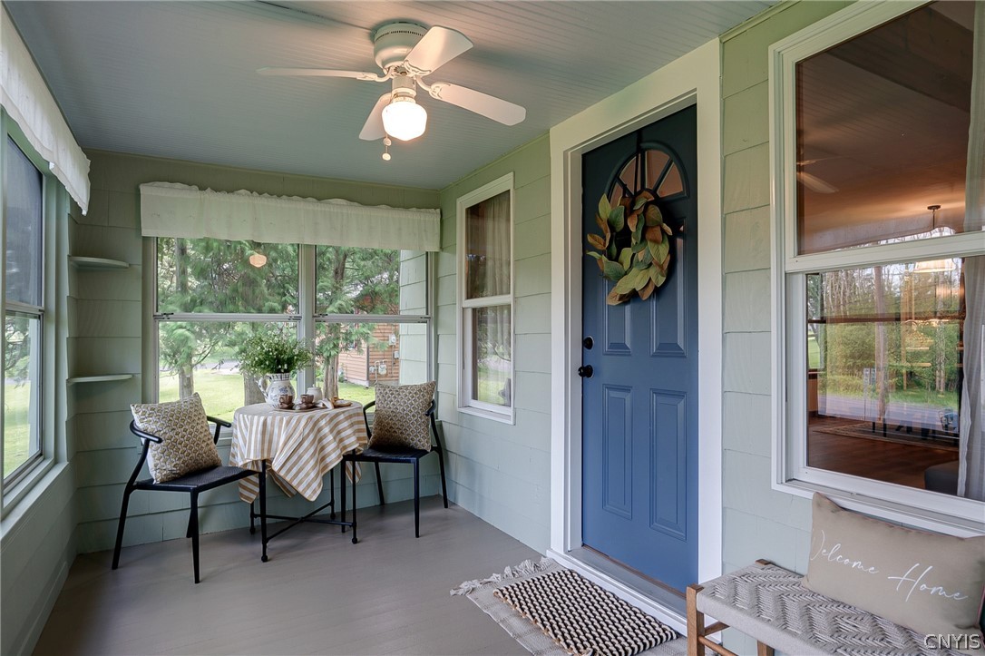 4475 Pompey Center Road Manlius, NY 13104 - Photo 5 of 50 Cozy enclosed front porch